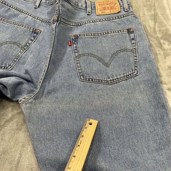 Levis‎ Jeans Mens 42x30 Blue 550 Relaxed Fit Straight Leg Light Wash Denim Y2K - Picture 9 of 9